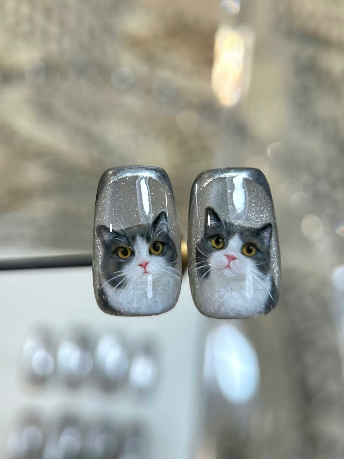 Custom Pet Portrait Press-On Nails | Wear Your Love