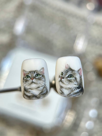 Custom Pet Portrait Press-On Nails | Wear Your Love